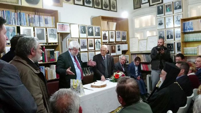 Η κοπή πίτας της Εταιρείας Διάσωσης Ιστορικών Αρχείων Πελοποννήσου (εικόνες)