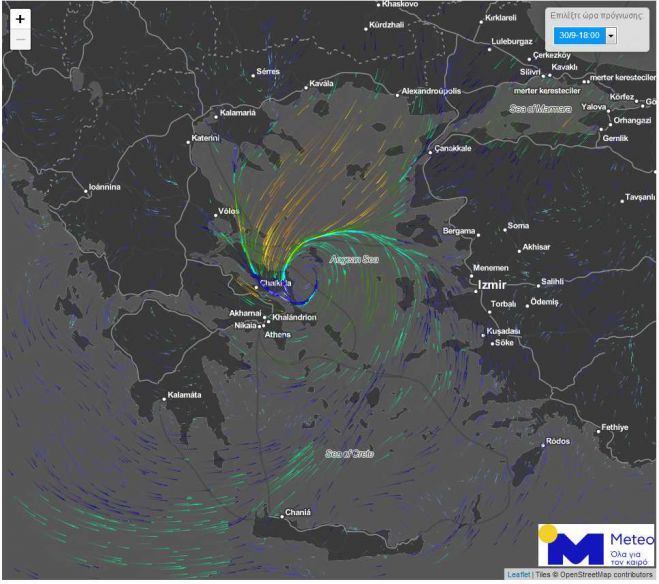 Ο κυκλώνας &quot;Ξενοφών&quot; ... εξασθενημένος απομακρύνθηκε από την Πελοπόννησο!