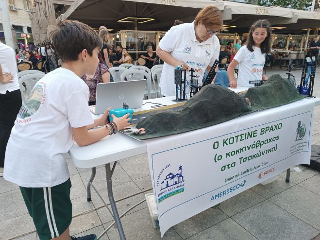 Σύστημα αυτόματης μπάρας διάβασης στον Κοκκινόβραχο παρουσίασαν παιδιά του δημοτικού σχολείου Λεωνιδίου στο Φεστιβάλ Ρομποτικής Καλαμάτας! (vd)