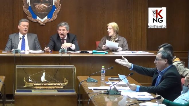 &Mu;&iota;&alpha; &omega;&rho;&alpha;ί&alpha; ... &alpha;&tau;&mu;ό&sigma;&phi;&alpha;&iota;&rho;&alpha; &sigma;&tau;&omicron; &Delta;&eta;&mu;&omicron;&tau;&iota;&kappa;ό &Sigma;&upsilon;&mu;&beta;&omicron;ύ&lambda;&iota;&omicron; &Kappa;&omicron;&rho;&iota;&nu;&theta;ί&omega;&nu; | &laquo;&Beta;ά&lambda;&epsilon; &tau;&omicron; &chi;&rho;&omicron;&nu;ό&mu;&epsilon;&tau;&rho;&omicron; &epsilon;&kappa;&epsilon;ί &pi;&omicron;&upsilon; &xi;έ&rho;&epsilon;&iota;&sigmaf;&raquo;! (vd)