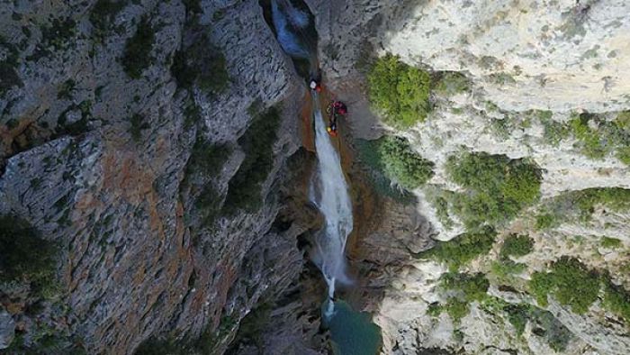 Στους καταρράκτες της Λεπίδας ο ΕΟΣ Τρίπολης