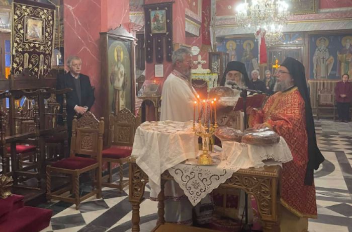 &Eta; &gamma;&iota;&omicron;&rho;&tau;ή &tau;&omicron;&upsilon; &Alpha;&gamma;ί&omicron;&upsilon; &Gamma;&epsilon;&omega;&rho;&gamma;ί&omicron;&upsilon; &sigma;&tau;&eta; &Sigma;&tau;&epsilon;&mu;&nu;ί&tau;&sigma;&alpha; (&epsilon;&iota;&kappa;ό&nu;&epsilon;&sigmaf;)