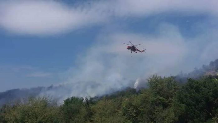 Οριοθετήθηκε η πυρκαγιά στα όρια Σιλίμνας, Τσελεπάκου και Μαινάλου