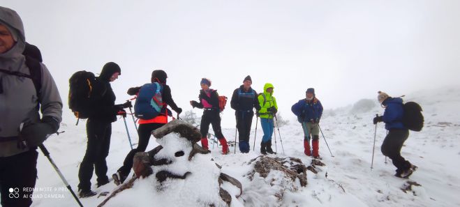 Οι ορειβάτες του ΣΑΟΟ απόλαυσαν τις ομορφιές του χειμερινού Μαινάλου (εικόνες)