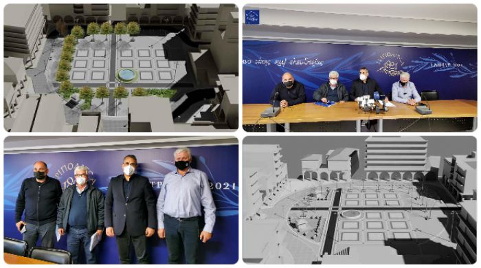 &Xi;&epsilon;&kappa;&iota;&nu;&omicron;ύ&nu; έ&rho;&gamma;&alpha; &sigma;&tau;&eta;&nu; &kappa;&epsilon;&nu;&tau;&rho;&iota;&kappa;ή &pi;&lambda;&alpha;&tau;&epsilon;ί&alpha; | &Tau;&zeta;&iota;&omicron;ύ&mu;&eta;&sigmaf;: &laquo;&Epsilon;&mu;&beta;&lambda;&eta;&mu;&alpha;&tau;&iota;&kappa;ό έ&rho;&gamma;&omicron; &gamma;&iota;&alpha; &tau;&omicron; &kappa;έ&nu;&tau;&rho;&omicron; &tau;&eta;&sigmaf; &Tau;&rho;ί&pi;&omicron;&lambda;&eta;&sigmaf;"