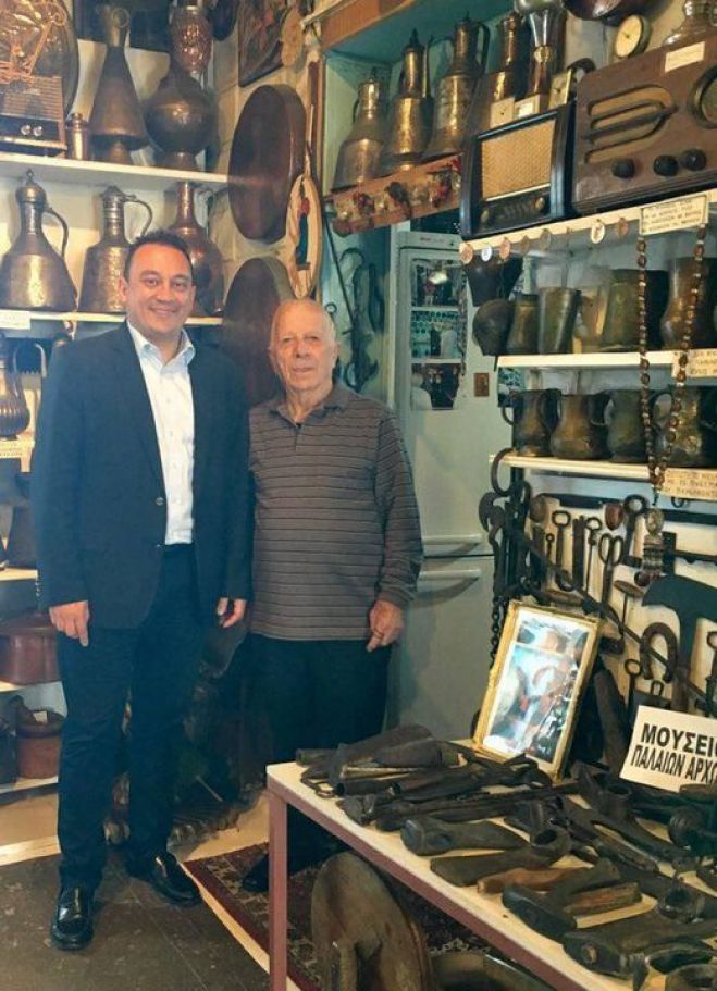 Βλάσης: &quot;Σήμερα έφυγε από κοντά μας ο ιδρυτής του Μουσείου Χαλκού Τρίπολης κ. Τάσος Μπιρμπίλης&quot;