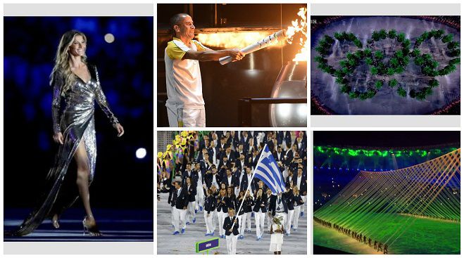 Rio 2016 Τελετή έναρξης - Η Ζιζέλ,το περιβάλλον και λίγο από σάμπα! (εικόνες)
