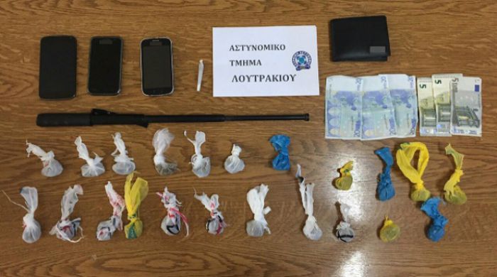 Συνελήφθησαν τέσσερα άτομα για ναρκωτικά στην Κορινθία