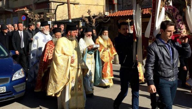 Βυτίνα | Πρόεδρος της Δημοκρατίας και Αρχιεπίσκοπος στον εορτασμό του Αγίου Τρύφωνα