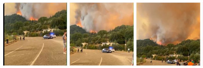 Γορτυνία | Η φωτιά έφτασε στο Τουμπίτσι - Δείτε εικόνες