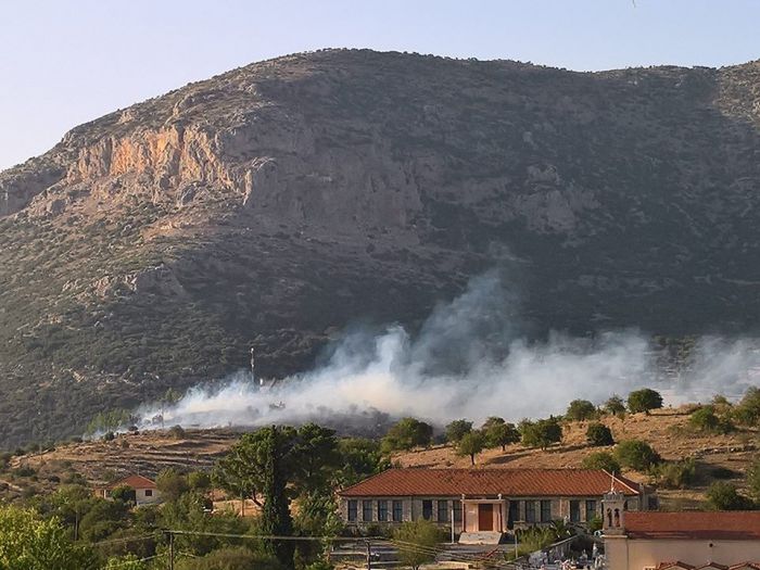 Ευχαριστήριο για την άμεση κατάσβεση της πυρκαγιάς στο χωριό Λουκά