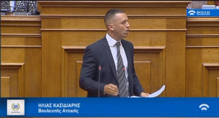 Κασιδιάρης: &quot;Η συμφωνία είναι το πιο άθλιο, κατάπτυστο και ανθελληνικό κείμενο&quot; (vd)