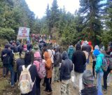 Μεγάλη η σημερινή συγκέντρωση διαμαρτυρίας για τις ανεμογεννήτριες στον Κοσμά (εικόνες)