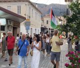 Συγκέντρωση και πορεία αλληλεγγύης για την Παλαιστίνη στο Λεωνίδιο (vd)