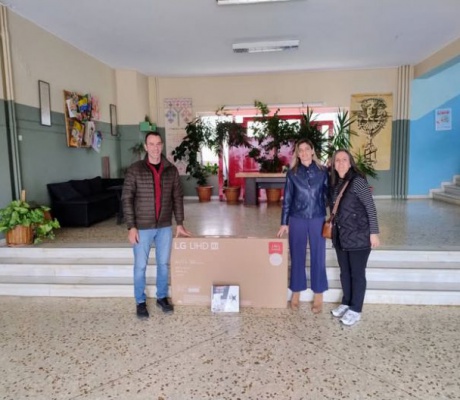 Μια ακόμη σημαντική προσφορά του Συλλόγου Γονέων και Κηδεμόνων στο 3ο Γυμνάσιο Τρίπολης, με αποδέκτες τα παιδιά μας!