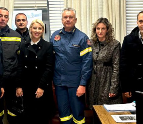 Με τον Πύραρχο Γραφάκο συναντήθηκε η διοίκηση της ΔΕΕΠ ΝΔ Αρκαδίας