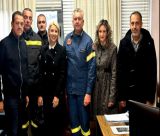 Με τον Πύραρχο Γραφάκο συναντήθηκε η διοίκηση της ΔΕΕΠ ΝΔ Αρκαδίας