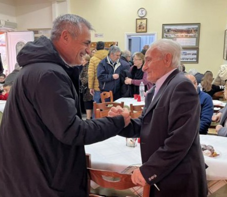 Σε Λεβίδι, Θάνα, Στρίγκου και Λιθοβούνια ο Κώστας Τζιούμης (εικόνες)