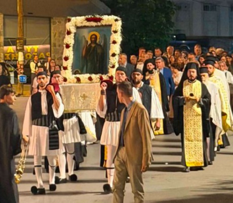 Πανηγυρικός Εσπερινός στο Ναό Τιμίου Προδρόμου Λεβιδίου (εικόνες)