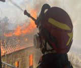 Πύρινη κόλαση στη Μεσσηνία | Σπίτια τυλίχθηκαν στις φλόγες στο Κρυονέρι (vd)