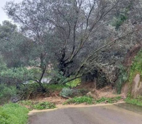 Γορτυνία | Κόπηκε το πρωί ο δρόμος προς την Ιερά Μονή Προδρόμου