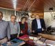 Επίσκεψη στο σπίτι του Μίκη Θεοδωράκη και συνάντηση με την οικογένεια του είχαν οι Κούλης, Φάμελλος και Παρασκευόπουλος