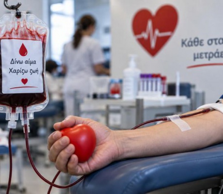 Ο 3 ετών Βασίλης Ασημακόπουλος νοσηλεύεται στο "Παίδων" κι έχει άμεση ανάγκη για αίμα και αιμοπετάλια