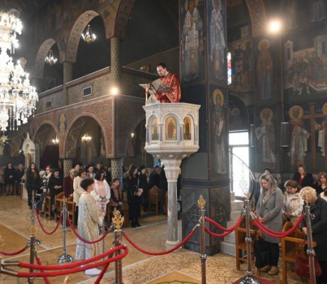 Η Θεία Λειτουργία της Μεγάλης Πέμπτης στην Ι. Μ. Μαντινείας και Κυνουρίας (εικόνες)