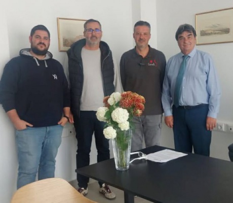 Με τον Βαγγέλη Γιαννακούρα συναντήθηκε η διοίκηση του ΣΕΒΙΠΕΤ (εικόνες)