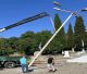 Νέος πυλώνας με φωτιστικά Led στην πλατεία Περθωρίου (εικόνες)