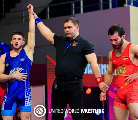 Χάλκινο μετάλλιο στο Ευρωπαϊκό πρωτάθλημα Πάλης U23 o Γορτύνιος Αρίωνας Κολιτσόπουλος (εικόνες)