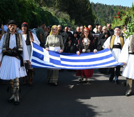 Μονή Μαλεβής | Πανηγυρικό Αρχιερατικό Συλλείτουργο και Ιερά Λιτάνευση της Θαυματουργού Εικόνας της Παναγίας (εικόνες)