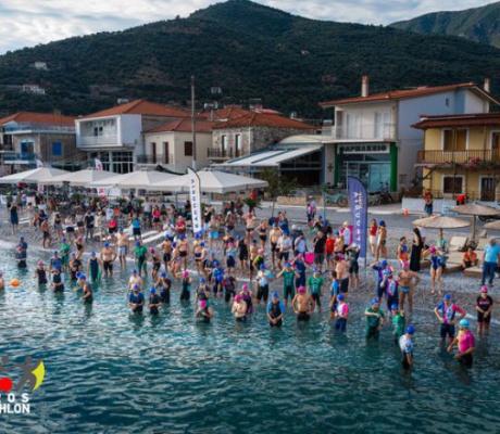 Με ρεκόρ συμμετοχών το Tyros Triathlon 2026 (εικόνες)
