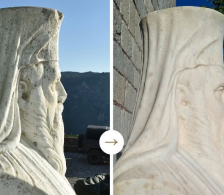 Η πρωτοβουλία της Αδελφότητας Δημητσάνας για τη συντήρηση και αποκατάσταση αγαλμάτων και μνημείων της Δημητσάνας (εικόνες)