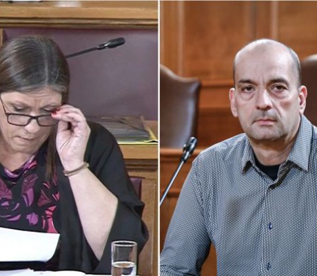 Εκρηκτικοί διάλογοι στη Βουλή | Κωνσταντοπούλου: "Τρώτε με χρυσά κουτάλια" - "Θα έπρεπε να λέγεστε Πλεύση Λασπολογίας", απάντησε ο Μαγειρίας (vd)