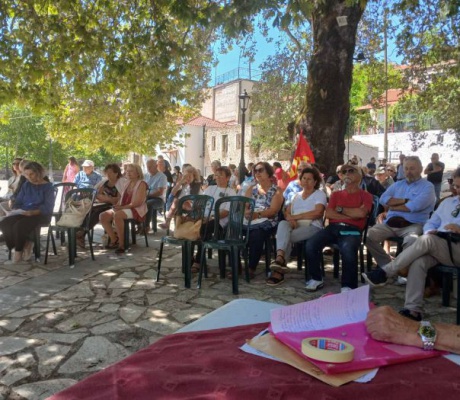 Άγιος Βασίλης Κυνουρίας | Εκδήλωση τιμής και μνήμηςαπό το ΚΚΕ στο ανταρτοχώρι του Πάρνωνα
