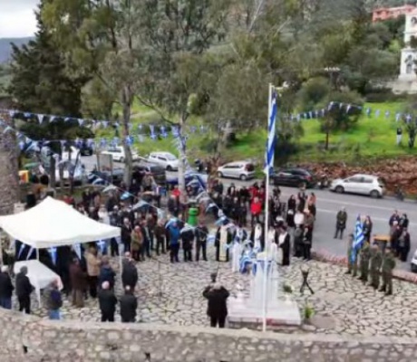“Μάχη του Λεωνιδίου” | Πολύς κόσμος στο μνημόσυνο υπέρ αναπαύσεως των ψυχών των πεσόντων (vd)