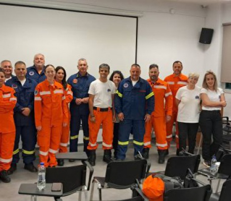 Συνάντηση εργασίας του Διοικητή Πυροσβεστικών Υπηρεσιών Αρκαδίας με τους εθελοντές της Ελληνικής Ομάδας Διάσωσης (εικόνες)