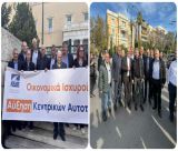 Αυτοδιοικητικοί από την Αρκαδία στην κινητοποίηση έξω από τη Βουλή! (εικόνες)