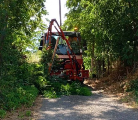 Καθαρίστηκαν δημοτικοί δρόμοι στην Αλέα Τεγέας (εικόνες)