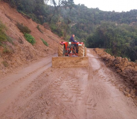 Νέα κατάπτωση σε δρόμο στις Ράχες Γορτυνίας