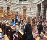 "Το καλό τρίτωσε!" | Ο Βαγγέλης Γιαννακούρας για την επίσκεψη του δημοτικού σχολείου Τυροσαπουνακαίικων στη Βουλή (εικόνες)