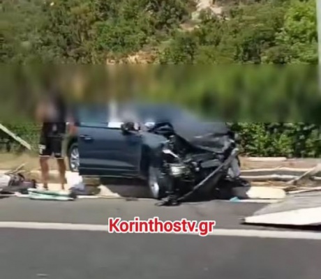 Τροχαίο στην Κορίνθου – Τριπόλεως | Φορτηγό συγκρούστηκε με ΙΧ – 3 τραυματίες (vd)