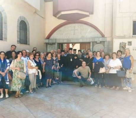 Προσκυνηματική εκδρομή της Μητρόπολης Γόρτυνος και Μεγαλοπόλεως σε Ιερά Προσκυνήματα της Μητρόπολεως Χαλκίδος (εικόνες)