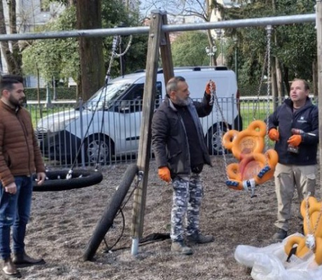 Συντηρήσεις και επισκευές σε παιδικές χαρές του δήμου Τρίπολης (εικόνες)