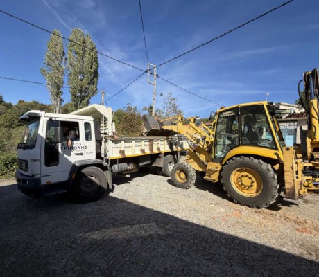 Συνεχίζονται με εντατικούς ρυθμούς οι εργασίες συντήρησης και αναβάθμισης στις Τοπικές Κοινότητες του Δήμου Τρίπολης (εικόνες)