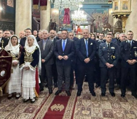 Ο Αναπληρωτής Περιφερειάρχης Χρήστος Λαμπρόπουλος στους εορτασμούς του Αγίου Τρύφωνα στη Βυτίνα