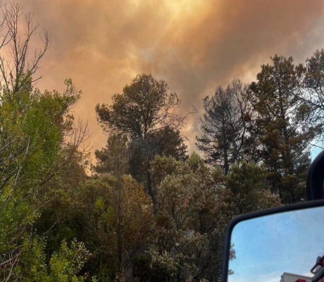 Δύο συλλήψεις για πυρκαγιά στην Κορινθία