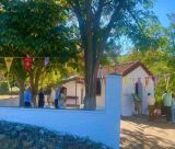 Θεία λειτουργία στο εκκλησάκι του Αη Στράτηγου στου Κούβλι των Άνω Δολιανών