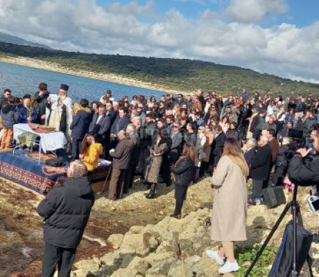 2026 | Αγιασμός των υδάτων στη λίμνη Τάκα